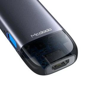 Mcdodo HU-7420 10in1 Type-c Gigabit Lan + Hdmı + Macbook + Vga Çoklayıcı Adaptör - Gri - Görsel 2