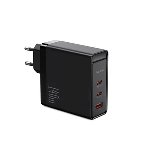 Mcdodo CH-2911 140W GaN 5 Pro 1xUSB + 2xType-C Girişli Hızlı Şarj Adaptörü Siyah - Görsel 1
