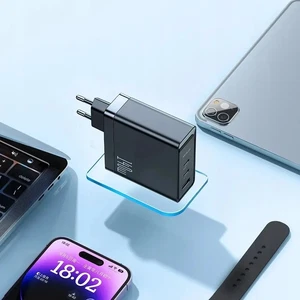 Mcdodo CH-2911 140W GaN 5 Pro 1xUSB + 2xType-C Girişli Hızlı Şarj Adaptörü Siyah - Görsel 5