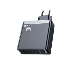Mcdodo CH-2911 140W GaN 5 Pro 1xUSB + 2xType-C Girişli Hızlı Şarj Adaptörü Siyah - Görsel 4