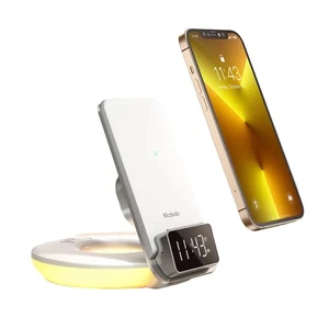 Mcdodo CH-1610 15W 4in1 Çok Fonksiyonlu Masaüstü Kablosuz Şarj Cihazı Beyaz - Görsel 5