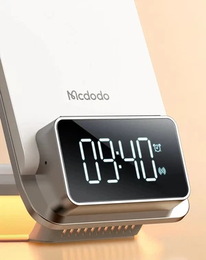 Mcdodo CH-1610 15W 4in1 Çok Fonksiyonlu Masaüstü Kablosuz Şarj Cihazı Beyaz - Görsel 8