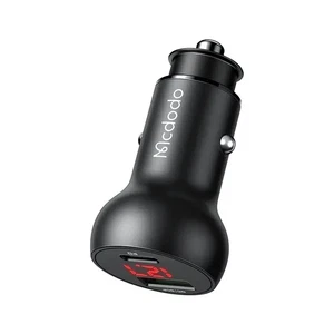 Mcdodo CC-7030 45w 1xtype-c 1xusb Girişli Dijital Göstergeli Araç Çakmak Şarjı - Siyah - Görsel 1