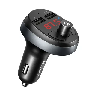 Mcdodo CC-6880 3.1A 2xUSB Çıkışlı Bluetooth Kulaklıklı Araç Şarj Cihazı Siyah - Görsel 1
