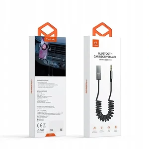 Mcdodo CA-8700 Bluetooth AUX Kablosuz Araç Kiti Gri - Görsel 5