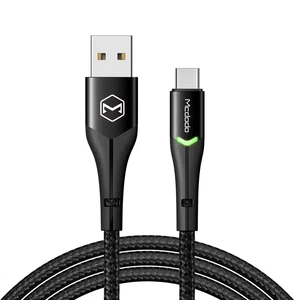 Mcdodo CA-7960 USB-A To Type-C Hızlı Data Şarj Kablosu 1m 3A Siyah - Görsel 1