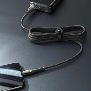 Mcdodo CA-7840 Çift Led Işıklı USB A To Lightning Şarj Kablosu 2a 1 2m Siyah - Görsel 6