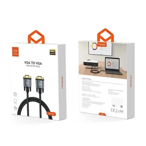 Mcdodo CA-7780 VGA To VGA 1080P Aktarım Kablosu 2m Siyah - Görsel 6