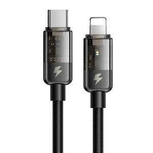 Mcdodo CA-3160 Type-c To Lightning 36w Led Göstergeli Data/şarj Kablosu 1.2m - Siyah - Görsel 1