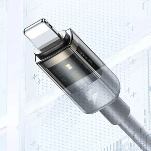 Mcdodo CA-3140 Usb-A To Lightning Led Işıklı Power Off 3a Hızlı Data/şarj Kablosu 1.2m - Siyah - Görsel 5