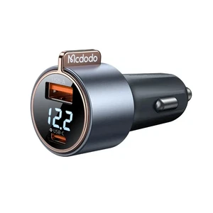 Mcdodo CC-3690 75w Dijital Ekranlı 1xtype-c Ve 1xusb Girişli Hızlı Araç Şarj Aleti - Görsel 2