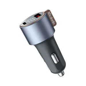 Mcdodo CC-3690 75w Dijital Ekranlı 1xtype-c Ve 1xusb Girişli Hızlı Araç Şarj Aleti - Görsel 4