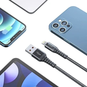 Mcdodo CA-2261 USB-A to Lightning Şarj ve Data Kablosu 1M Siyah - Görsel 4