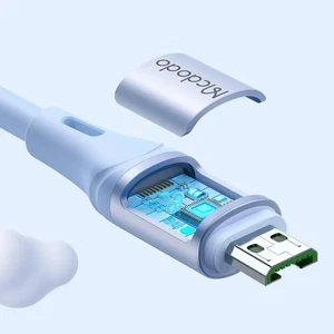 Mcdodo CA-1853 Micro USB 4A Data Şarj Kablosu 1.2m Mor - Görsel 5