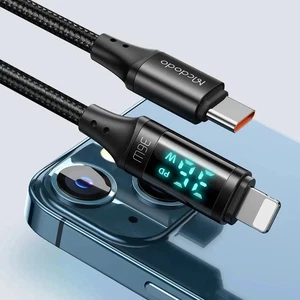 Mcdodo CA-1030 36W Type-C To Lightning Dijital Göstergeli Data Şarj Kablosu 1.2m - Görsel 3