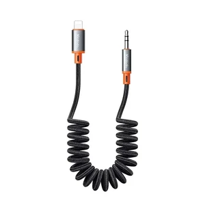 Mcdodo CA-0890 Spiralli Lightning To 3.5mm Audio Kablosu 1.8m Siyah - Görsel 4