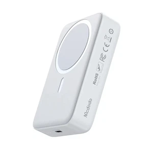 Mcdodo MC-5020 20W 20.000 mAh KABLOSUZ ŞARJLI POWERBANK- BEYAZ - Görsel 3