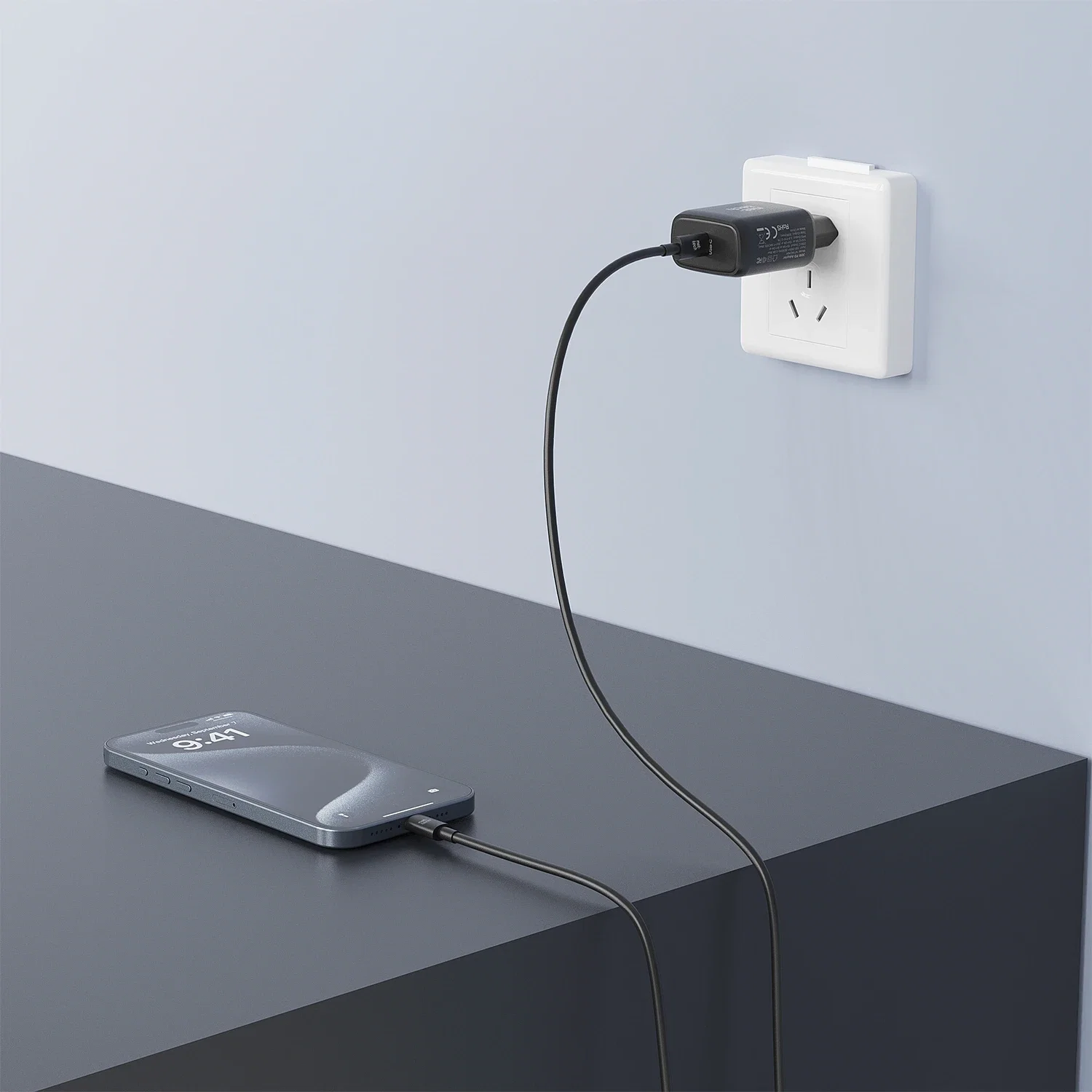 NETTECH NT-HCH06 PD 25W TYPE-C+LİGHTNİNG KABLO + ŞARJ ALETİ (SİYAH) - Görsel 3