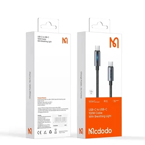 Mcdodo CA-5740 PD 100 W Type-c To Type-c Hızlı Şarj Kablosu 1.2m - Siyah - Görsel 5