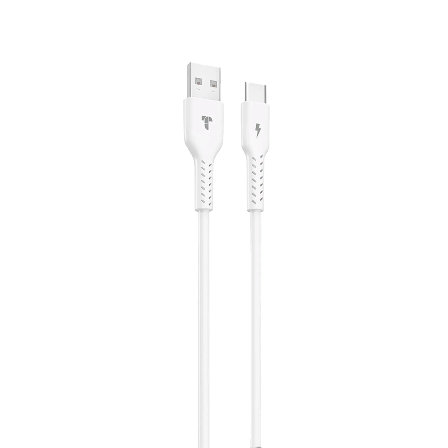TEKNONET TN-DC18 PLASTİK 100 CM TYPE-C ŞARJ VE DATA KABLOSU (BEYAZ) - Görsel 2