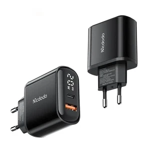 Mcdodo CH-7172 20W PD Çift Girişli Şarj Adaptörü + Type-C To Type-C Kablo Siyah - Görsel 2