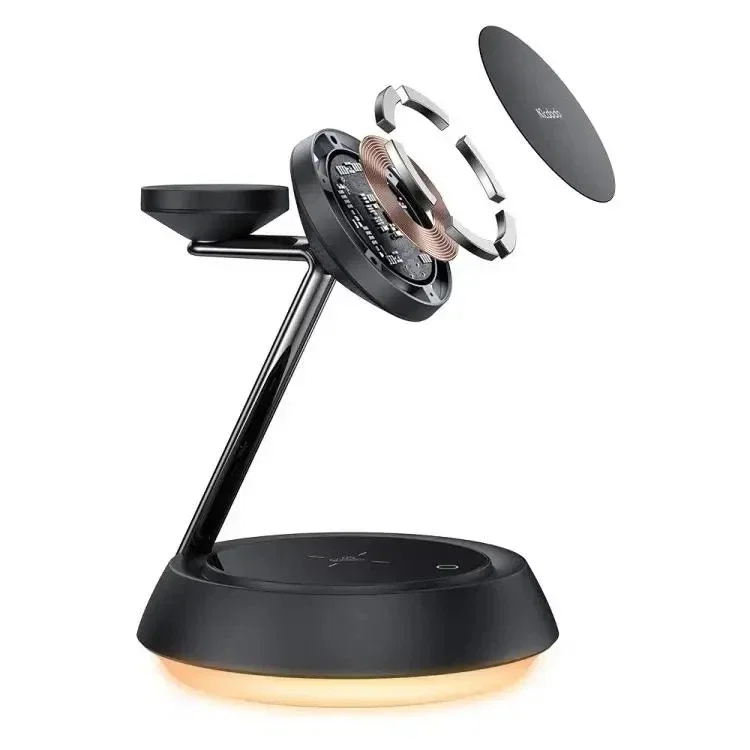 MCDODO CH-4952 15w 3in1  Manyetik Kablosuz Şarj Standı - Siyah - Görsel 14