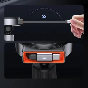 Mcdodo CH-3000 15W MagSafe Araç Şarj Cihazı Siyah - Görsel 5