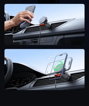 Mcdodo CH-3000 15W MagSafe Araç Şarj Cihazı Siyah - Görsel 7