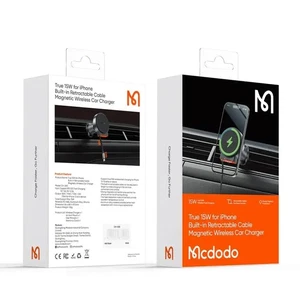 Mcdodo CH-3000 15W MagSafe Araç Şarj Cihazı Siyah - Görsel 10