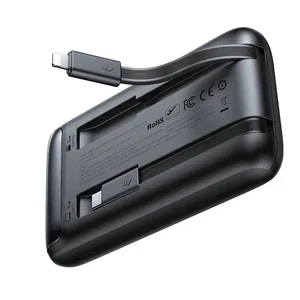 Mcdodo MC-0231 10000mAh 33W Çift Kablolu Dijital Göstergeli Powerbank Siyah - Görsel 3