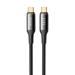 Mcdodo CA-2990 240W USB4 Type-C to Type-C Şarj Kablosu Siyah - Görsel 2