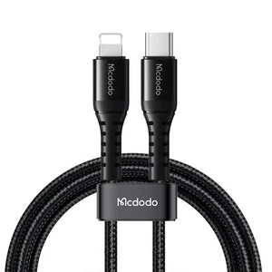 Mcdodo CA-5631 36W USB-C to Lightning Şarj ve Data Kablosu 1M Siyah - Görsel 1