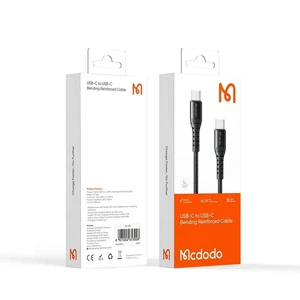 Mcdodo CA-5641 60W USB-C to USB-C Şarj ve Data Kablosu 1M Siyah - Görsel 9
