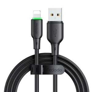 Mcdodo CA-4741 USB-A to Lightning Şarj ve Data Kablosu 1.2M Siyah - Görsel 1
