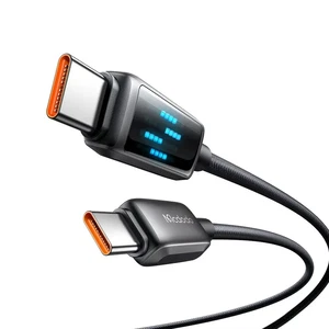 Mcdodo CA-4250 100w Type-c to Type-c Şarj Hız Göstergeli Şarj Ve Data Kablosu- 1.2m Siyah - Görsel 3