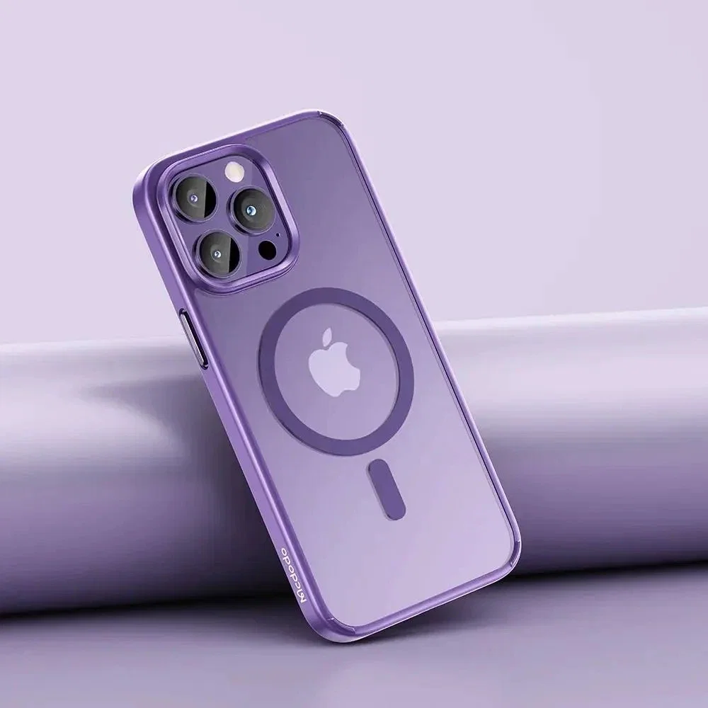 MCDODO PC-5356 iPhone 15 Pro Uyumlu MagSafe'li Kapak Mor - Mcdodo