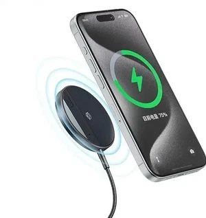 Mcdodo CH-5490 15w iPhone Manyetik Kablosuz Şarj Cihazı - Siyah - Görsel 4