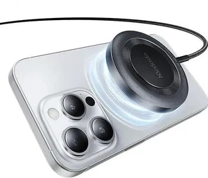 Mcdodo CH-5490 15w iPhone Manyetik Kablosuz Şarj Cihazı - Siyah - Görsel 2