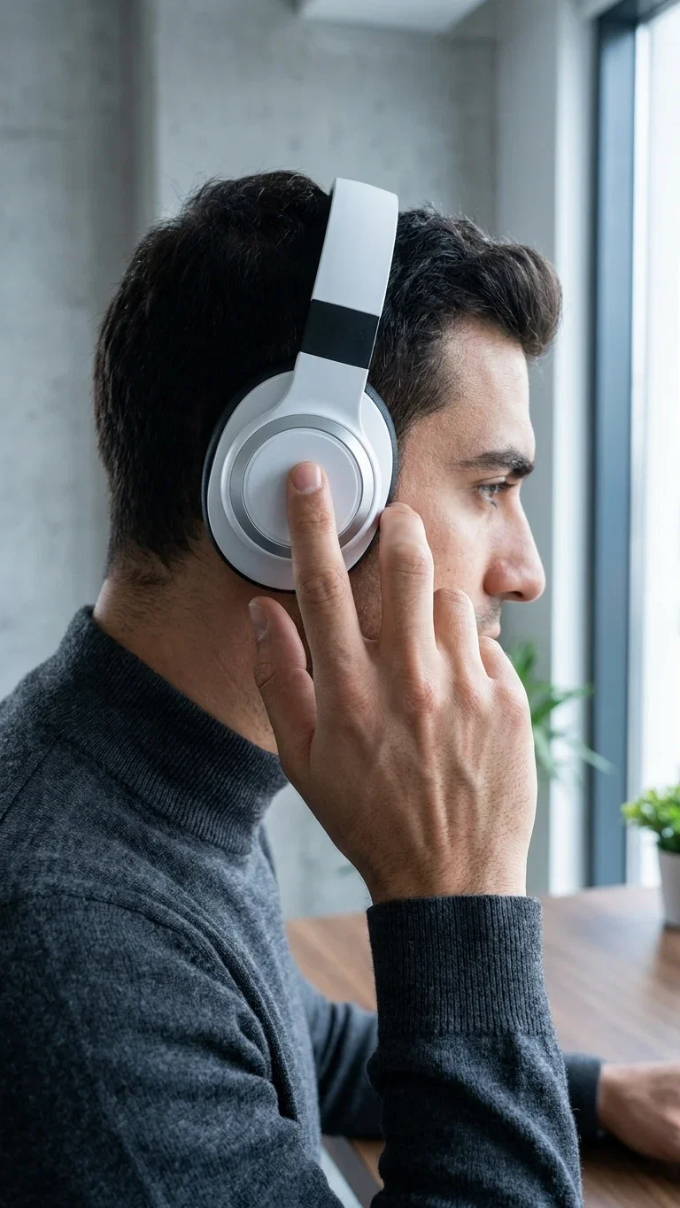 P2960 KABLOSUZ KULAK ÜSTÜ BLUETOOTH KULAKLIK 5.0 SUPER BASS - Görsel 3