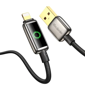 Mcdodo CA-6590 36w Usb-A To Lightning Nefes Alan Işık Göstergeli Premium Kablo 1.2m - Görsel 1