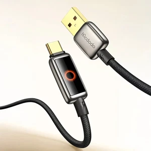 Mcdodo CA-6650 100w Usb-A to Type-c Nefes Alan Işık Göstergeli Premium 1.2m Kablo - Görsel 1