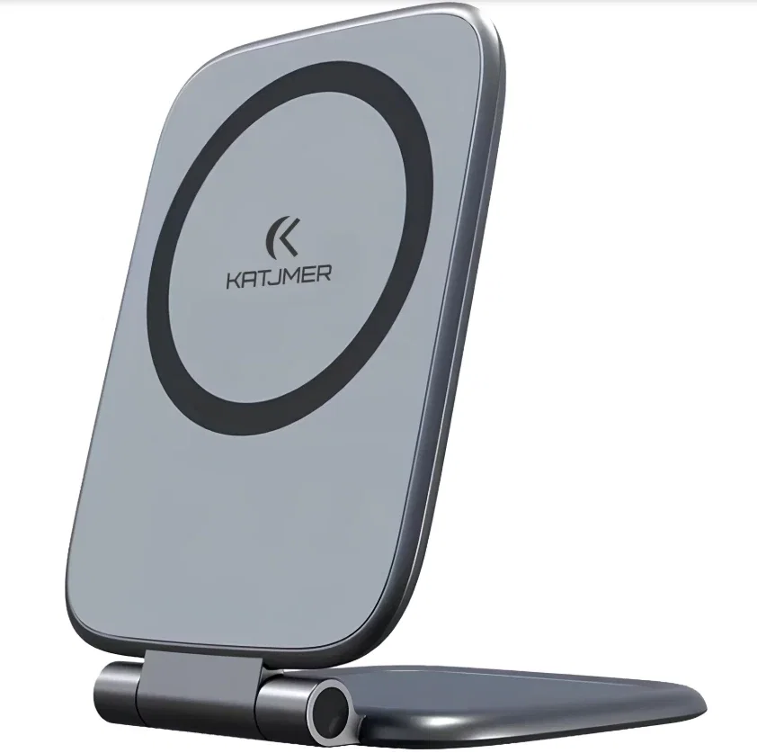 MANYETİK TELEFON TUTUCU STAND 270° KATLANABİLİR MAGSAFE UYUMLU İPHONE ANDROİD METAL HALKALI TELEFON TUTACAĞI - Görsel 5