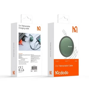 Mcdodo CA-7256 3'ü 1 Arada USB-A to Lightning Micro USB ve Type-C Veri Kablosu 1.2M - Görsel 6