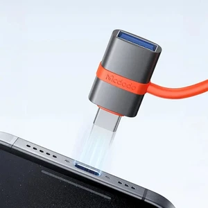 Mcdodo OT-3810 3.0 USB-A To Type-C OTG Adaptör Gri - Görsel 1