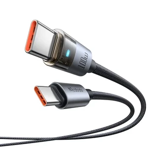 Mcdodo CA-5580 Type-c to Type-c 100w 1.2m Şeffaf Kablo - Görsel 3