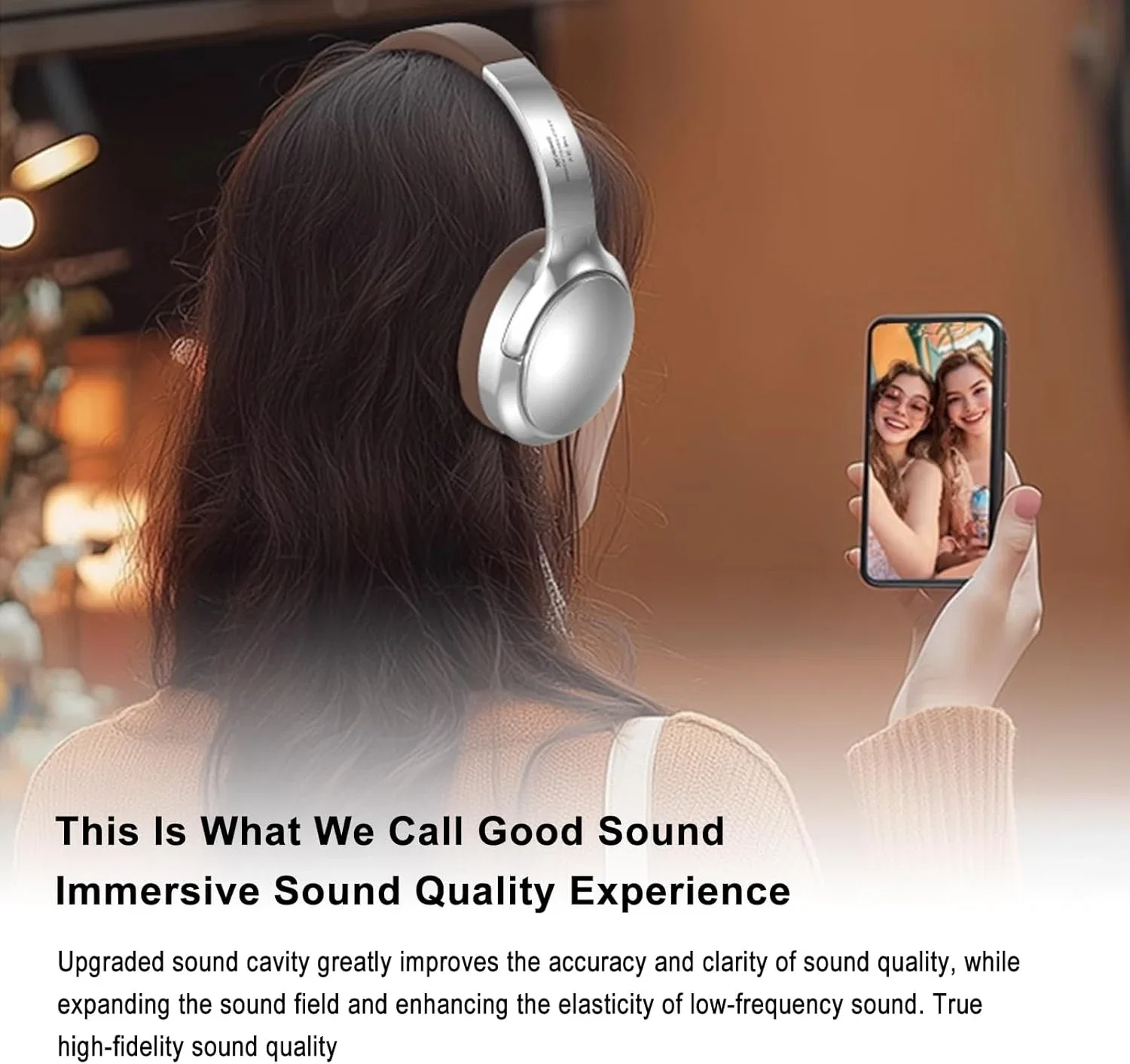 VJE901 AMERİKAN RETRO BAŞA TAKILAN BLUETOOTH KULAKLIK 5.3 METAL ÖZEL MODEL MOBİL EVRENSEL KABLOSUZ SPOR KULAKLIK - Görsel 11
