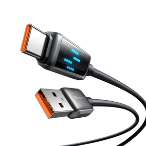 Mcdodo CA-2350 1.2m 60w Usb-A to Type-c Kayan Led Işıklı Kablo - Görsel 4