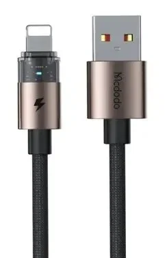 MCDODO CA-6911 USB A To Lightning Şeffaf Kablo 1.2m - Görsel 6
