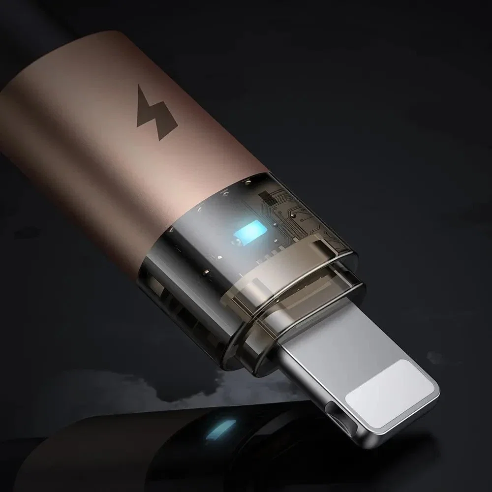 MCDODO CA-6911 USB A To Lightning Şeffaf Kablo 1.2m - Görsel 3