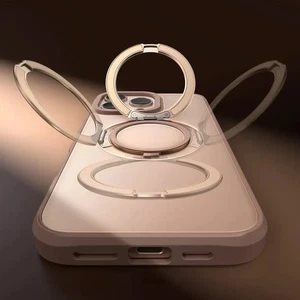 Mcdodo PC-4935 iPhone 16 Pro Max Halka Standlı Magsafe Titanyum Kapak - Görsel 2